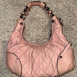 Juicy Couture Pink Quilted Hobo Bag